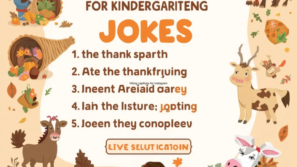 thanksgiving jokes for kindergarteners